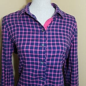 Banana Republic Soft Wash Shirt Large Plaid